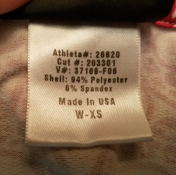 Athleta Pineapple Print Quarter-Zip Jacket, Red - Picture 6 of 6